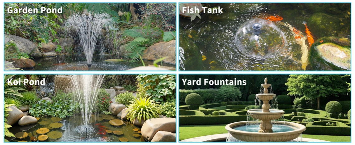 Solar Pond Fountain Applications