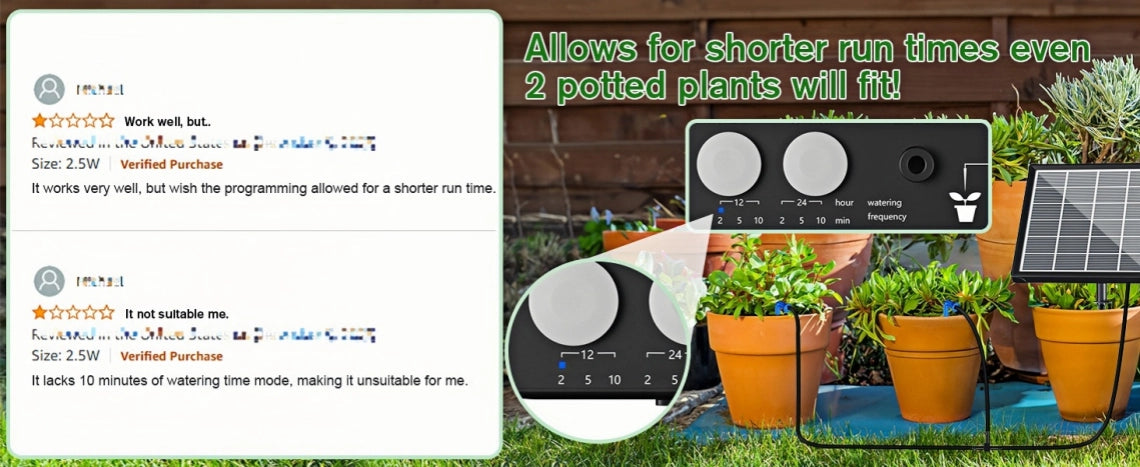 NFESOLAR Drip Irrigation System Control Panel: 12/24 Hour Mode Switch + Low Power Consumption Design